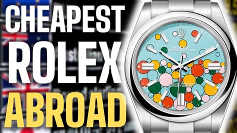 rolex watches from overseas